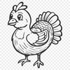 Artistic Turkey SVG - Free Commercial Use Download