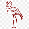 Free Free Flamingo Vector Drawing