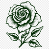 Rose Digital Drawing In PNG & SVG - Free Digital Download