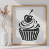 Beautiful Cupcake - Vinyl PNG