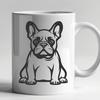 Artistic French Bulldog PNG - For Craft Project