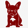 Free Free French Bulldog Decal