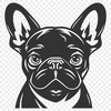 Artistic French Bulldog - PDF For Commercial Use