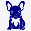 Beautiful French Bulldog Illustration