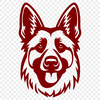 German Shepherd In SVG For Download, Free Commercial Use