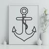 Artistic Anchor - Sublimation PNG