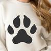 Free Paw Print SVG - For Laser Cutter Project