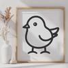 Cute Bird In SVG - Free Download