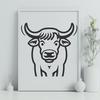 Cow Design In SVG File Format For Free Download