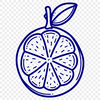 Lemon Illustration In SVG, PNG, PDF And DXF File Formats