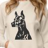 Stunning Doberman Pinscher - PNG Format