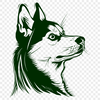 Beautiful Dog Vector Image - Free DXF Download