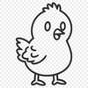 Free Chick Vector Drawing