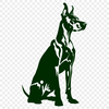 Free Beautiful Great Dane Vector Drawing