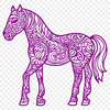 Artistic Horse - SVG For Commercial Use