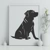 Creative Labrador Retriever - For Craft Project