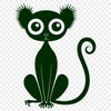 Beautiful Lemur SVGs - Free Download