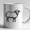 Beautiful Sheep In SVG Format