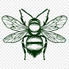 Artistic Bee Clipart