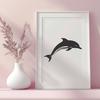 Artistic Dolphin - Craft DXF