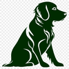 Stunning Golden Retriever Vector Craft File