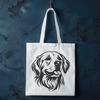 Artistic Golden Retriever Printable Image - Free PNG