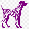 Ornate Standing Great Dane Clipart