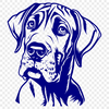 Great Dane Design In SVG, PNG, PDF And DXF Formats