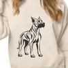 Free Great Dane Digital Drawing - Free PNG Download