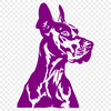 Artistic Great Dane - Sublimation PNG Free Download