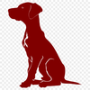 Sitting Great Dane SVGs - Free Commercial Use