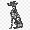 Sitting Great Dane SVG