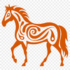 Beautiful Horse In DXF Free Commercial Use Download