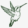 Unique Bird - Vinyl PNG Free Download