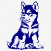 Husky Vector Craft File In SVG, PNG, PDF And DXF Formats