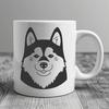 Artistic Husky In DXF - Free Digital Download