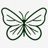 Free Unique Butterfly Printable Image DXF - Commercial Use