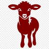 Free Unique Lamb Vector Art SVG - Commercial Use