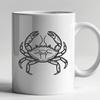 Artistic Crab In DXF Format - Free Download