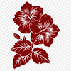 Floral Flower Digital Artwork - Free DXF Download