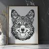 Beautiful Corgi - Cricut PDF