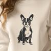 Beautiful Sitting Dog Illustration