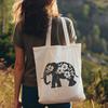 Beautiful Standing Elephant Decal