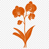 Orchid In SVG For Download, Free Commercial Use