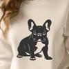 Beautiful French Bulldog In PDF And PNG