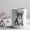 French Bulldog In DXFs - Free Commercial Use License