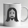 Jesus Image In SVG, PNG, PDF And DXF Formats