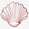 Seashell Clip Art In SVG, PNG, PDF And DXF Formats