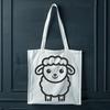 Beautiful Sheep Printable Artwork - Free SVG