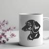 Artistic Dachshund In PNG Format